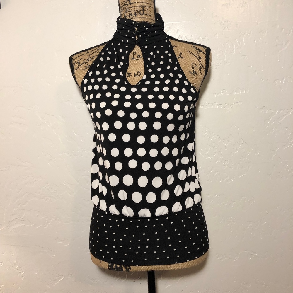 Cato keyhole front blouse, size small